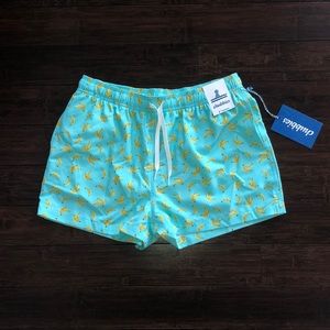 The Peelio Dealios - Swim Trunks Shortie 4” inseam